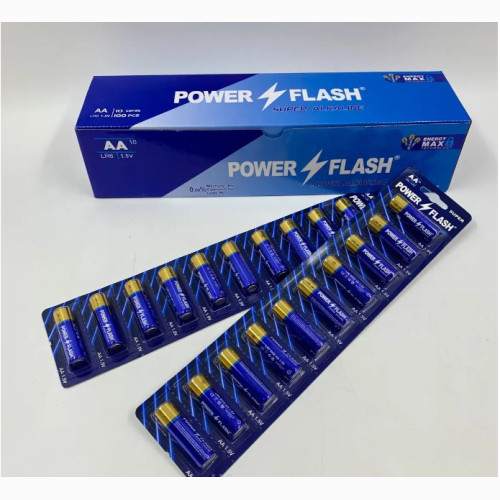 Батарейка LR06 Power Flash лужна  пальчикова АА