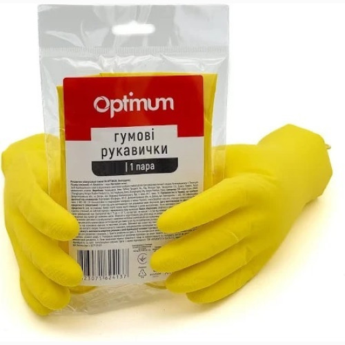 Рукавички для уборки универсальные ( размер L) Optimum 