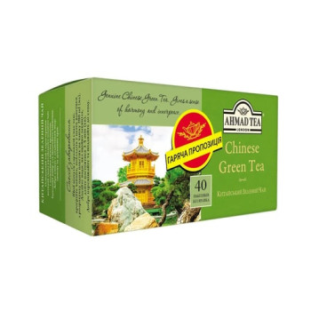 Чай зеленый  (1,8г*42т.) Ahmad Tea (42 ф/п*1.8г)