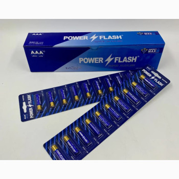 Батарейка LR03 Power Flash лужна  мініпальчикова ААА