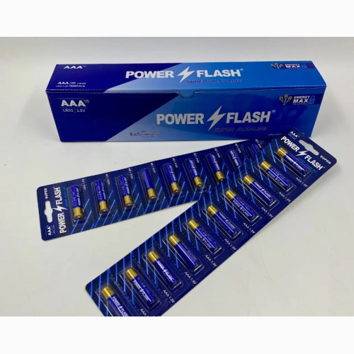 Батарейка LR03 Power Flash лужна  мініпальчикова ААА