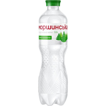 Минеральная вода Моршинская природная слабогазированная пластиковая бутылка 500 мл