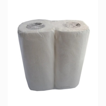 Полотенца бумажные целюлозные 80% (217*110 мм/80 отр.) 2х слойные Soft Standart 2шт 
