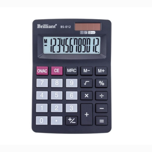 Калькулятор 12 разрядный BS-012 (127х88x26) 77г