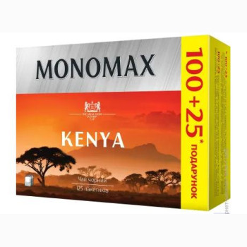 Чай MONOMAX черный "KENYA" 100пакет*2гр