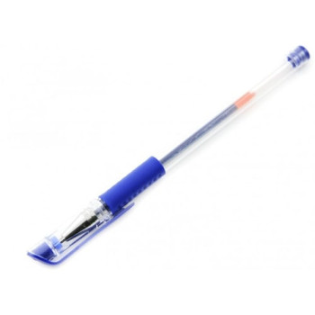 Ручка гелевая (0,7) синяя с гриппом KL0429-BL
