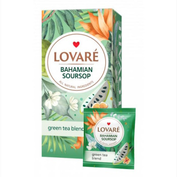 Чай зеленый "Bahamian soursop" (2г*24 ф/п) Lovare
