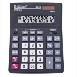 Калькулятор 12 розр. бухгалтерський  BS-111 (204x155x37) 