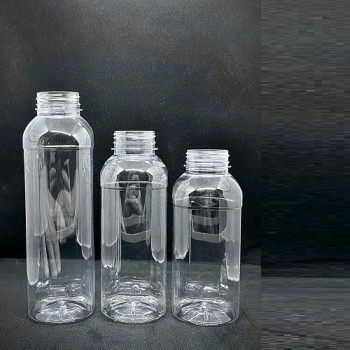 Бутылка ПЭТ (0,400л/d-38)  прозрачная, без крышки 