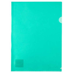 Папка-куточок пластикова А4 170мкм колір зелений 1434-25-A