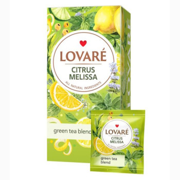Чай зелений "Citrus Melissa" (1,5г*24 ф/п) Lovare