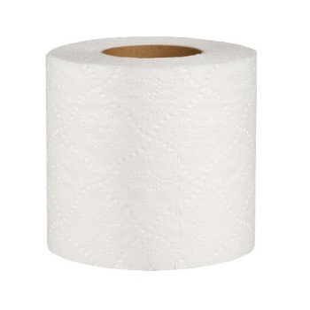 Туалетний папір білий целюл.2-шаровий на гільзі TP020  15м,120відривів(91мм*105мм)(8шт)