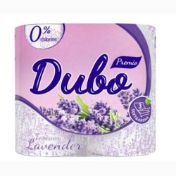 Туалетная бумага, целлюлозная,фиолетовая 3х слойная"Диво" (с ароматом ) (4шт)