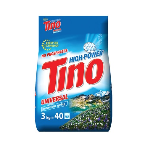 Пральний порошок (3000 г) автомат універсальний Mountain springl Tino High-Power