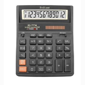 Калькулятор 12 розрядний  BS777М 200x157x31 мм