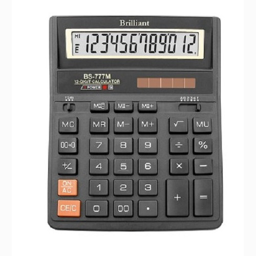 Калькулятор 12 розрядний  BS777М 200x157x31 мм