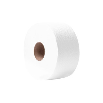 Туалетний папір  Джамбо TJ033  білий целюл.2-шаровий 90м,(91мм*200мм)