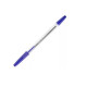Ручка шариковая (0,7) синяя, корпус прозрачный DB2051-02