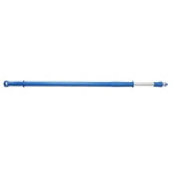 Ручка для щетки телескопическая 1250/2000х32 алюминиевая синяя 49852-2