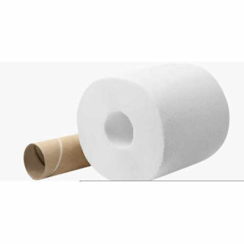 Рушники паперові целюлозні (190мм*125мм/100м/d60мм-800отр) 2-х шар, рулон. білі
