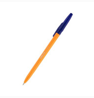 Ручка кулькова, корпус помаранчевий, колір чорнил синій,(0,7мм) DB 2050-02