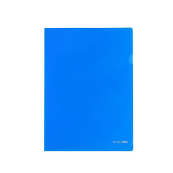 Папка-куточок, А4, 180мкм, синій E31153
