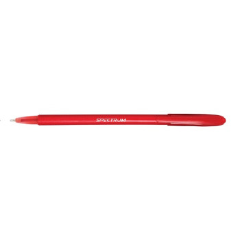 Ручка шариковая (1,0) красная Spectrum MIX UX-100-06
