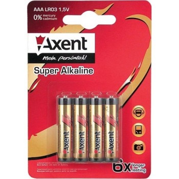 Батарейка лужна AXENT АА LR06 1.5V, (1 шт)