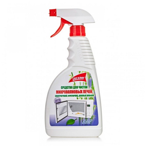 Мийний засіб (500 мл) для микрохвильових печей San Clean
